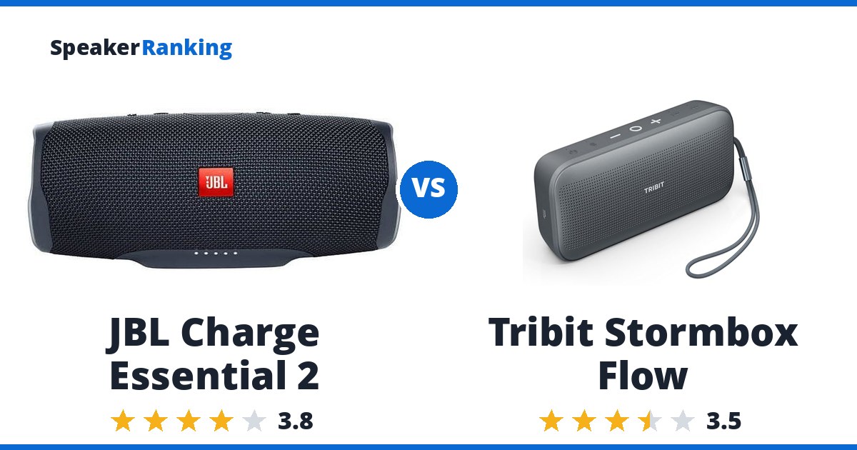 JBL Charge Essential 2 vs Tribit Stormbox Flow