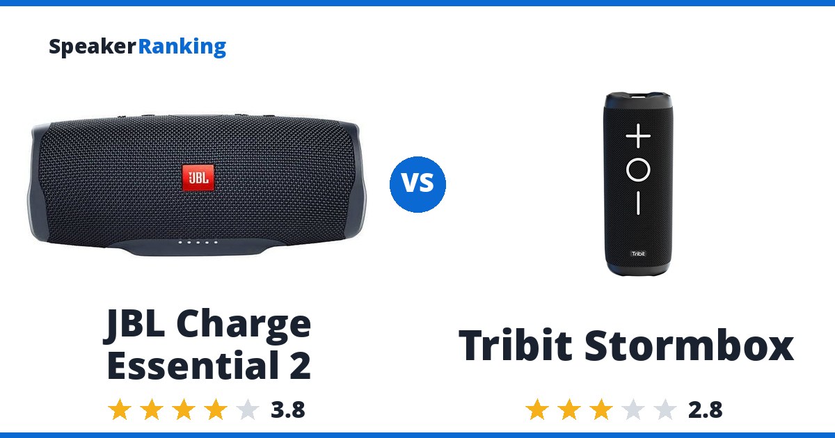 JBL Charge Essential 2 vs Tribit Stormbox