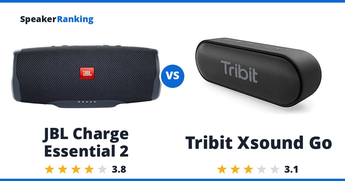 JBL Charge Essential 2 vs Tribit Xsound Go