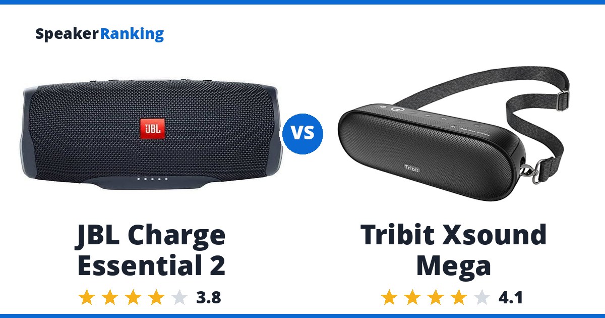 JBL Charge Essential 2 vs Tribit Xsound Mega