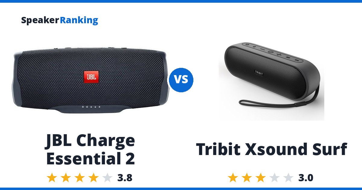 JBL Charge Essential 2 vs Tribit Xsound Surf