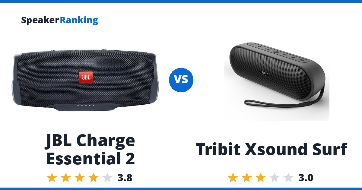 JBL Charge Essential 2 vs Tribit Xsound Surf