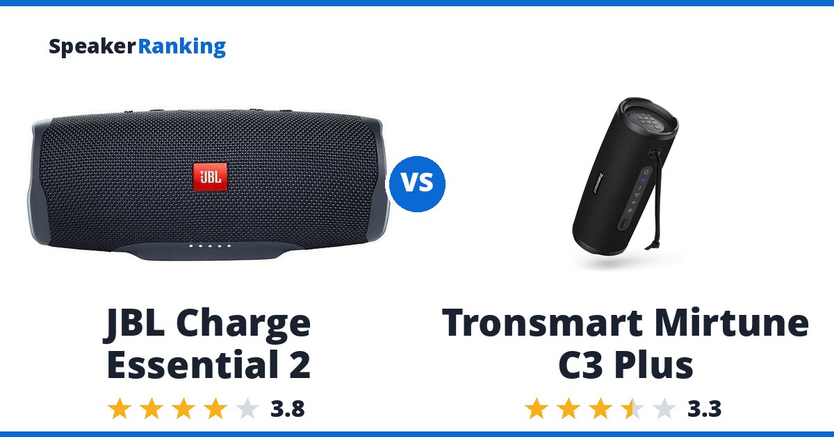 JBL Charge Essential 2 vs Tronsmart Mirtune C3 Plus