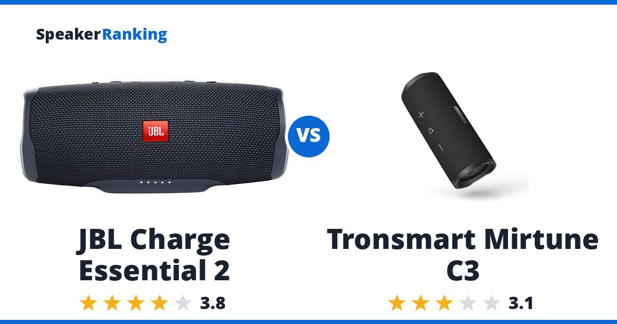 JBL Charge Essential 2 vs Tronsmart Mirtune C3
