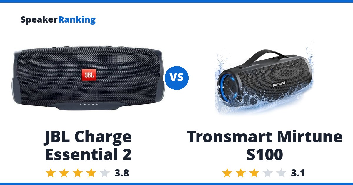 JBL Charge Essential 2 vs Tronsmart Mirtune S100