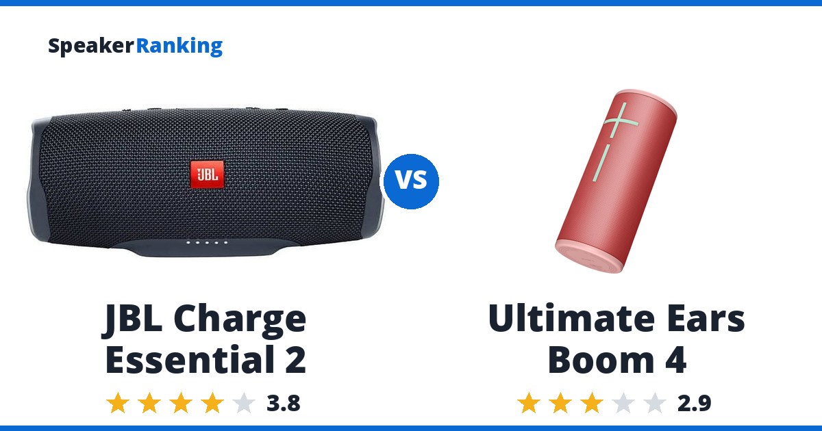 JBL Charge Essential 2 vs Ultimate Ears Boom 4
