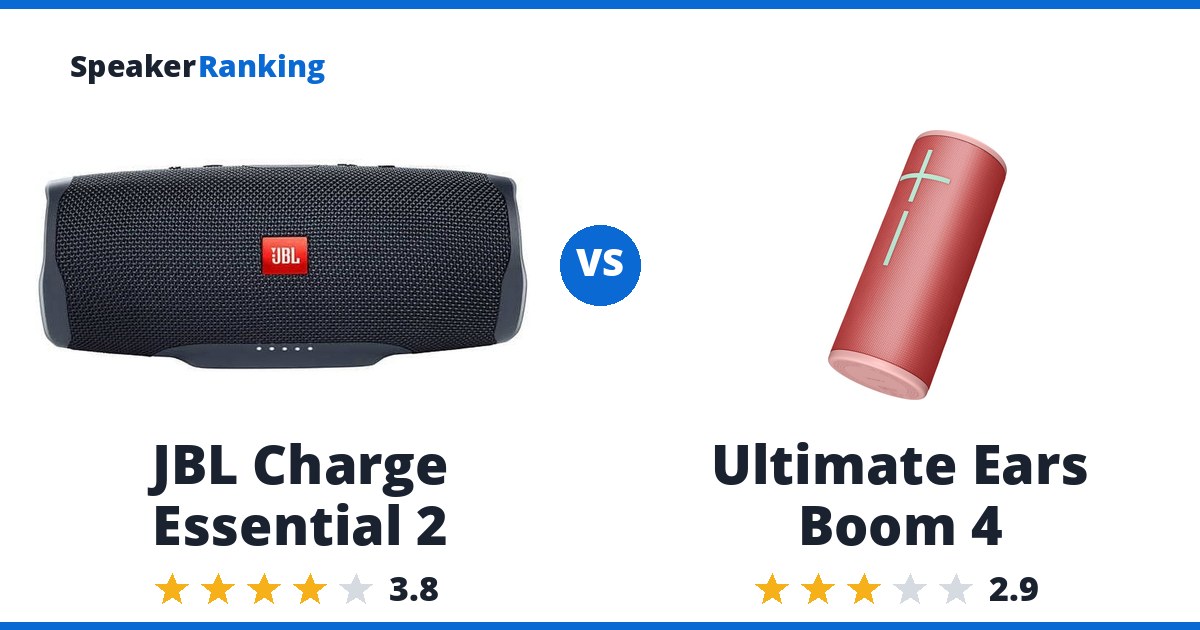 JBL Charge Essential 2 vs Ultimate Ears Boom 4