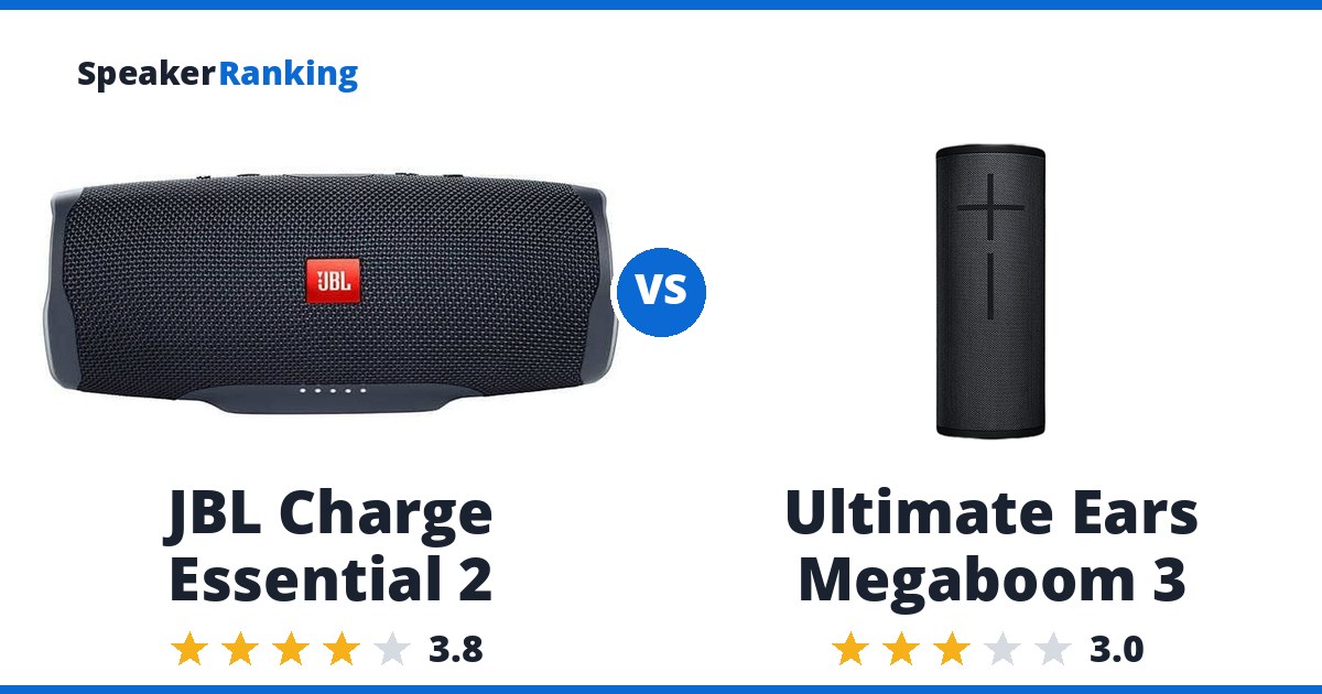 JBL Charge Essential 2 vs Ultimate Ears Megaboom 3