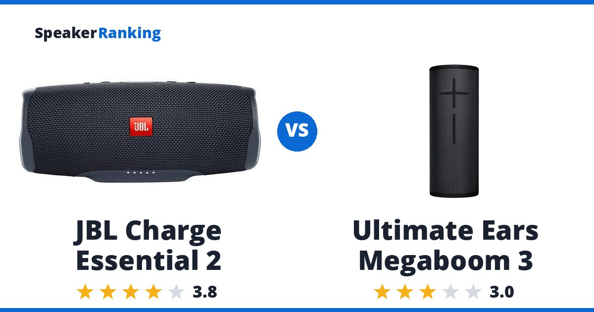 JBL Charge Essential 2 vs Ultimate Ears Megaboom 3