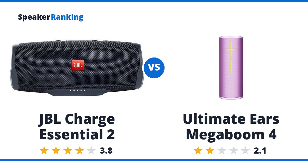 JBL Charge Essential 2 vs Ultimate Ears Megaboom 4
