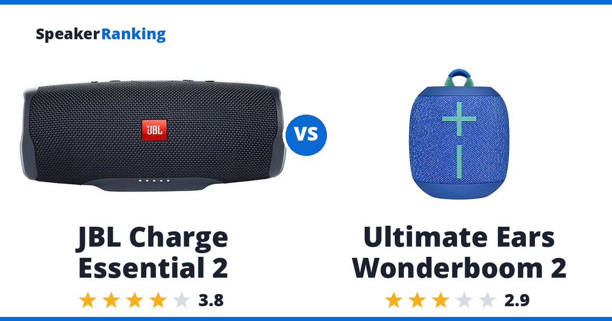 JBL Charge Essential 2 vs Ultimate Ears Wonderboom 2