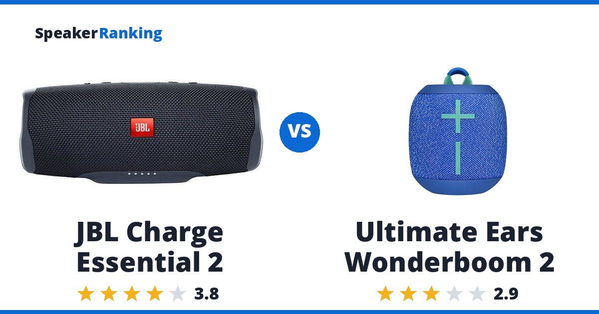JBL Charge Essential 2 vs Ultimate Ears Wonderboom 2