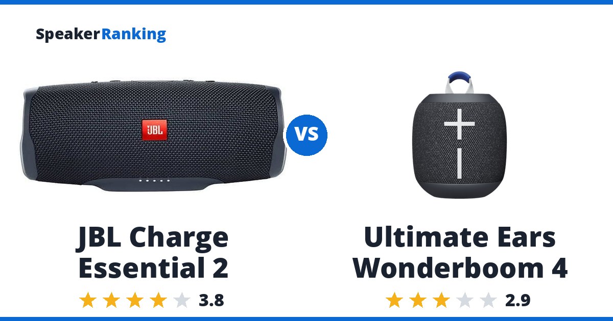 JBL Charge Essential 2 vs Ultimate Ears Wonderboom 4