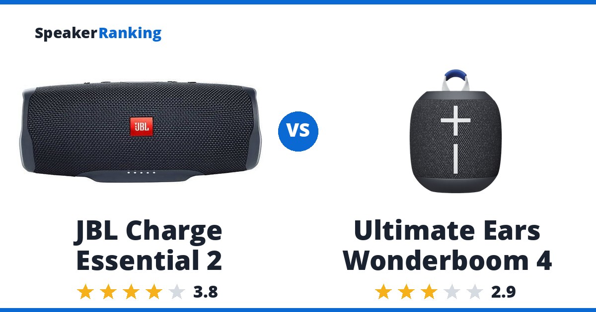JBL Charge Essential 2 vs Ultimate Ears Wonderboom 4