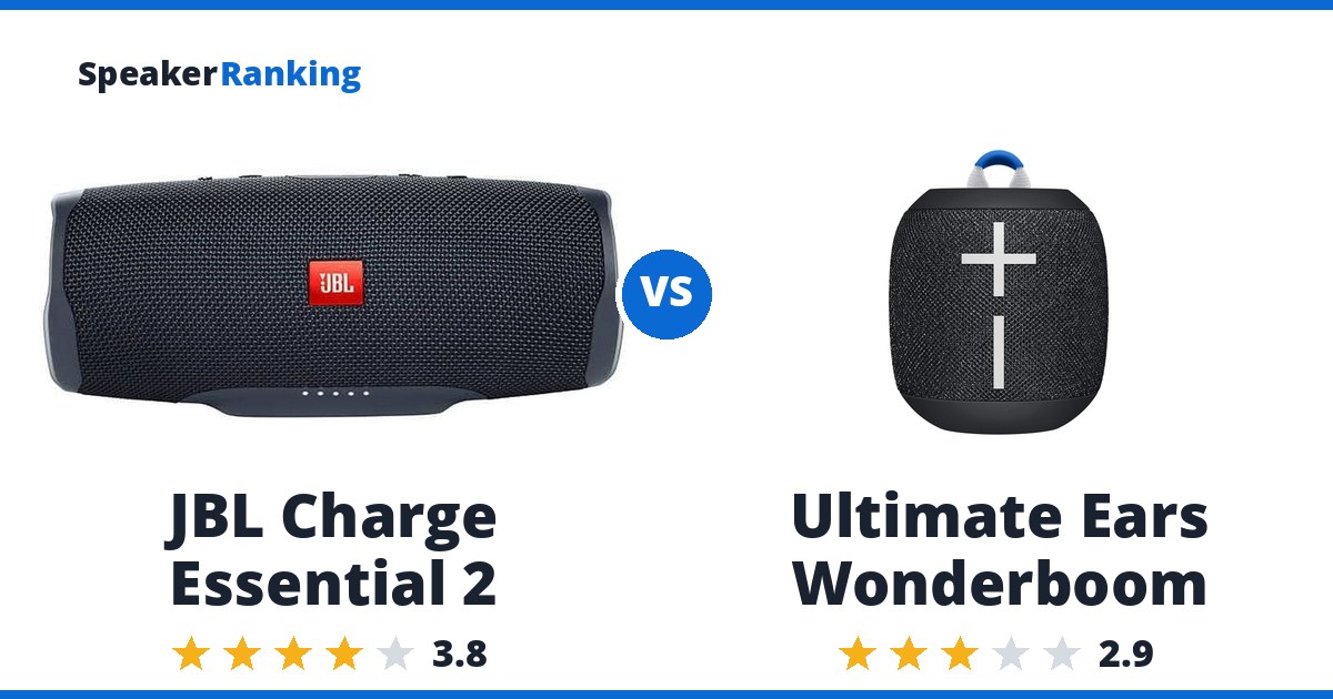JBL Charge Essential 2 vs Ultimate Ears Wonderboom