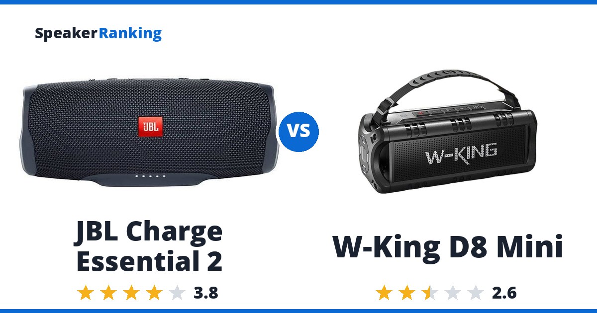 JBL Charge Essential 2 vs W-King D8 Mini