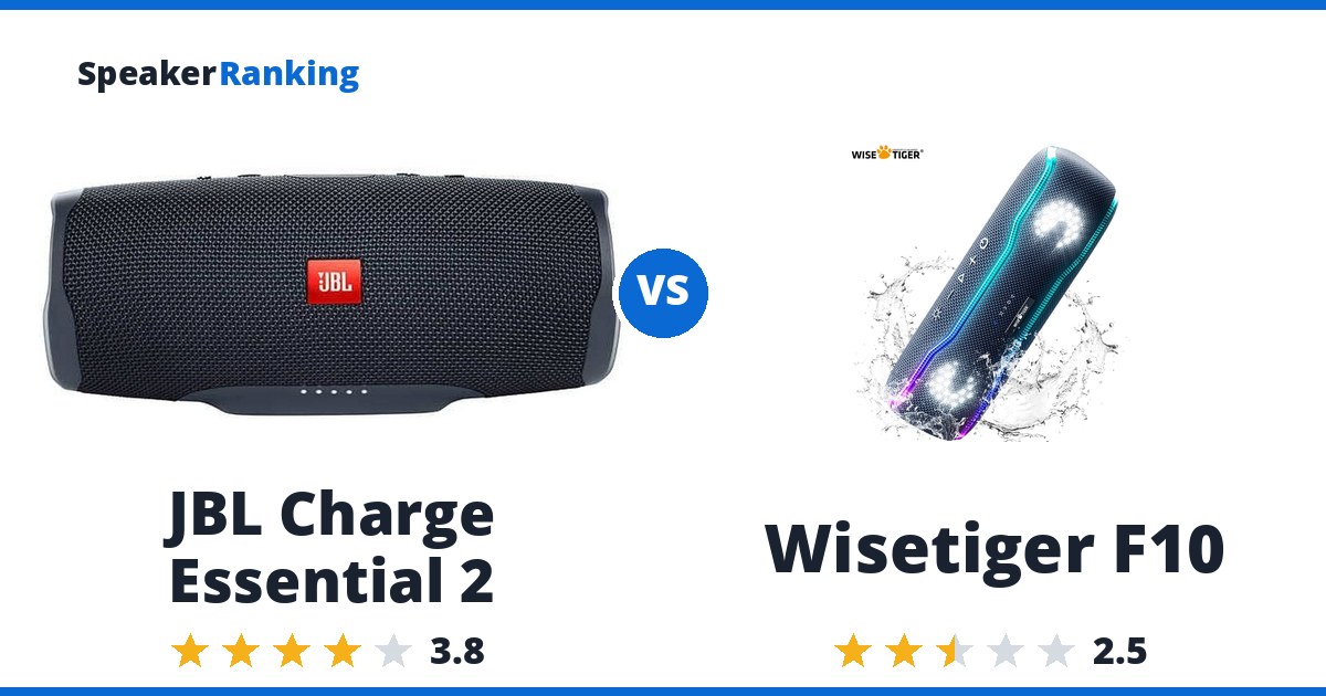 JBL Charge Essential 2 vs Wisetiger F10
