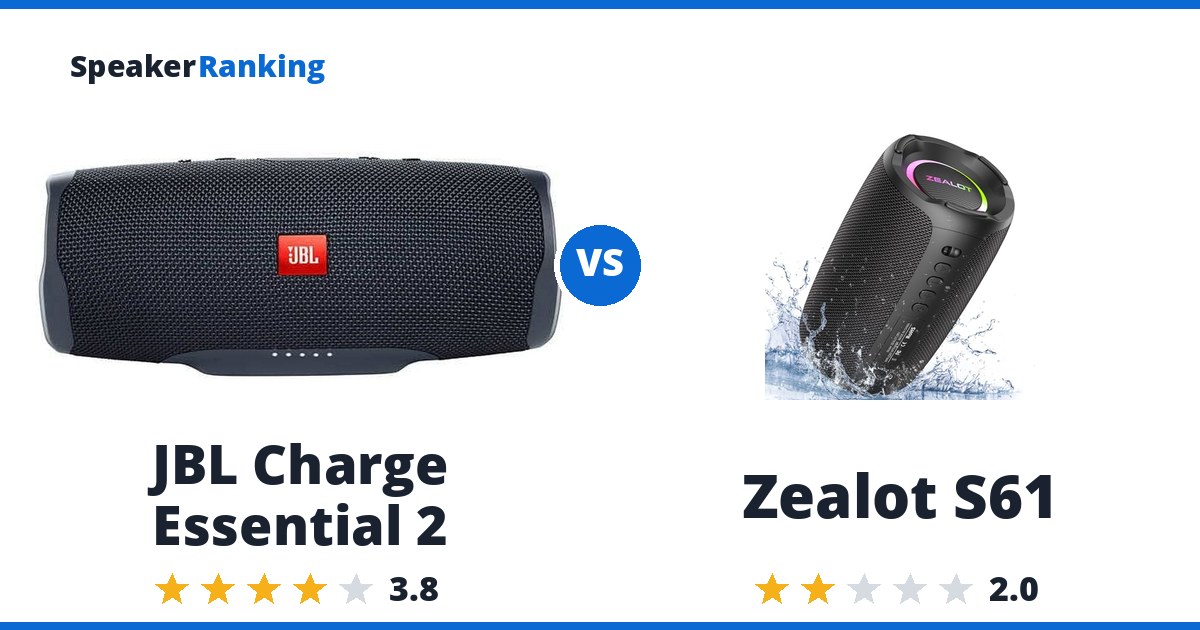 JBL Charge Essential 2 vs Zealot S61