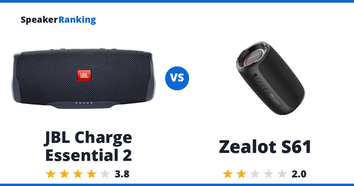 JBL Charge Essential 2 vs Zealot S61
