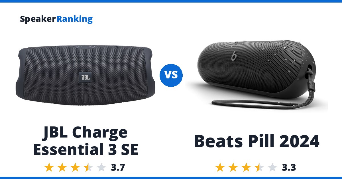 JBL Charge Essential 3 SE vs Beats Pill 2024