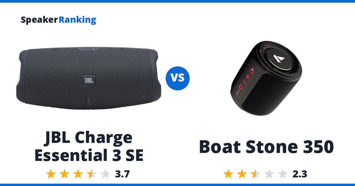 JBL Charge Essential 3 SE vs Boat Stone 350