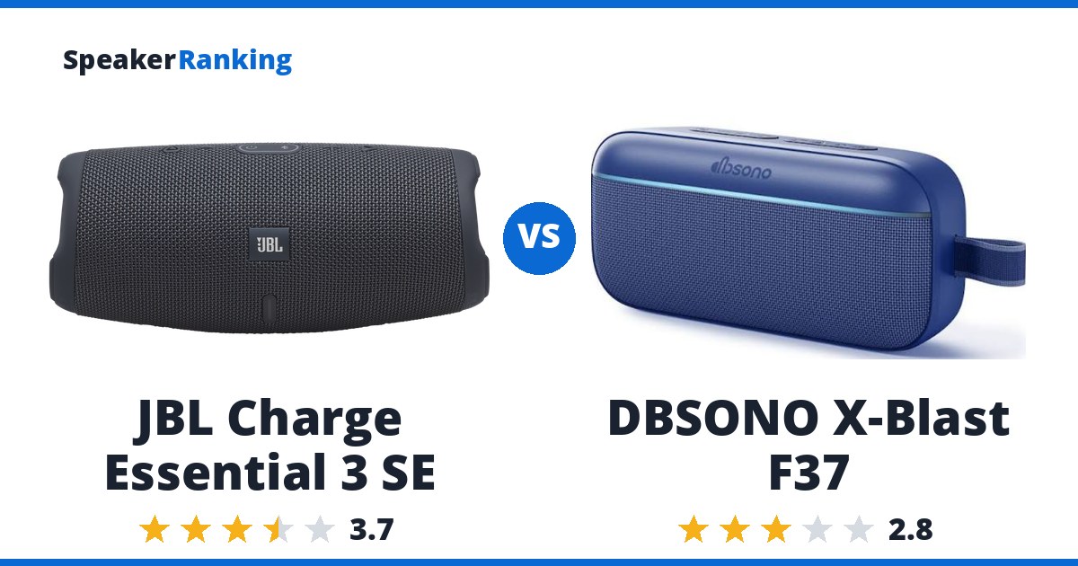 JBL Charge Essential 3 SE vs DBSONO X-Blast F37