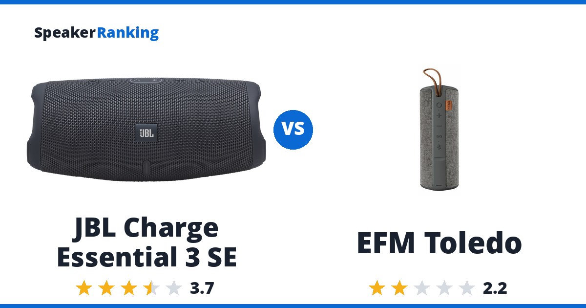 JBL Charge Essential 3 SE vs EFM Toledo