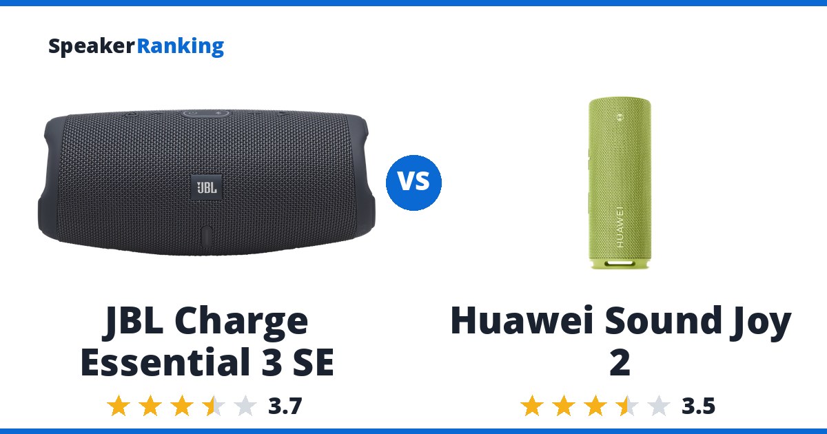 JBL Charge Essential 3 SE vs Huawei Sound Joy 2
