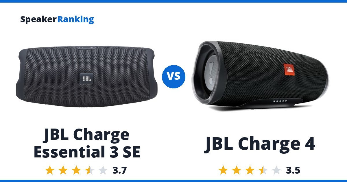 JBL Charge Essential 3 SE vs JBL Charge 4