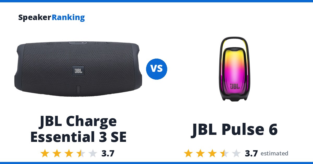 JBL Charge Essential 3 SE vs JBL Pulse 6