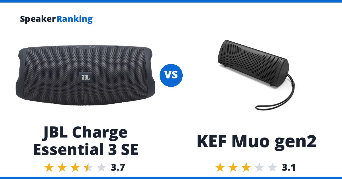 JBL Charge Essential 3 SE vs KEF Muo gen2