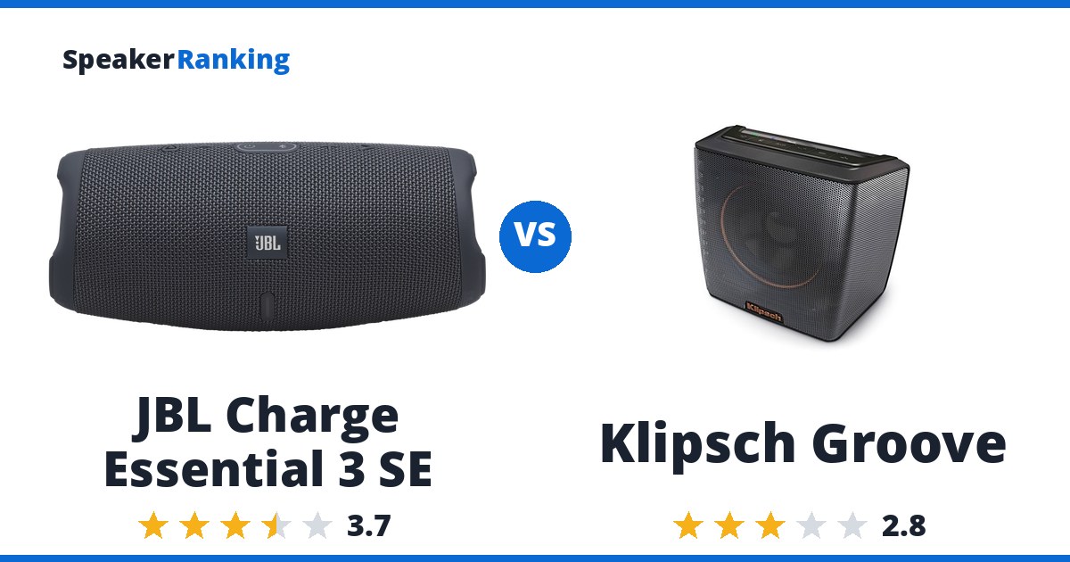JBL Charge Essential 3 SE vs Klipsch Groove