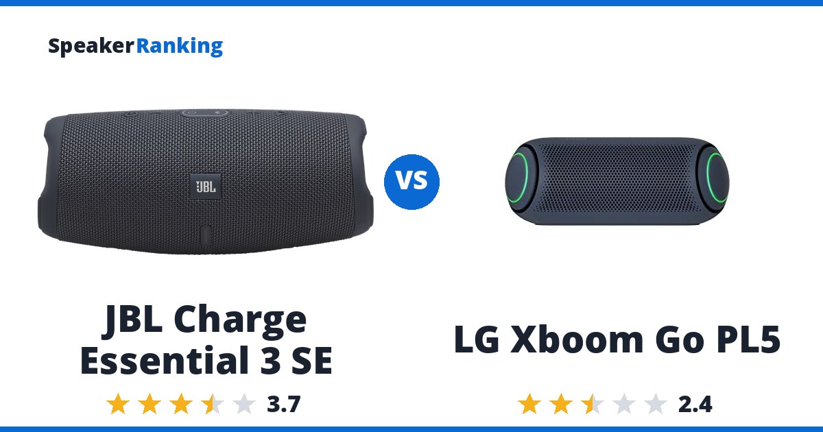 JBL Charge Essential 3 SE vs LG Xboom Go PL5