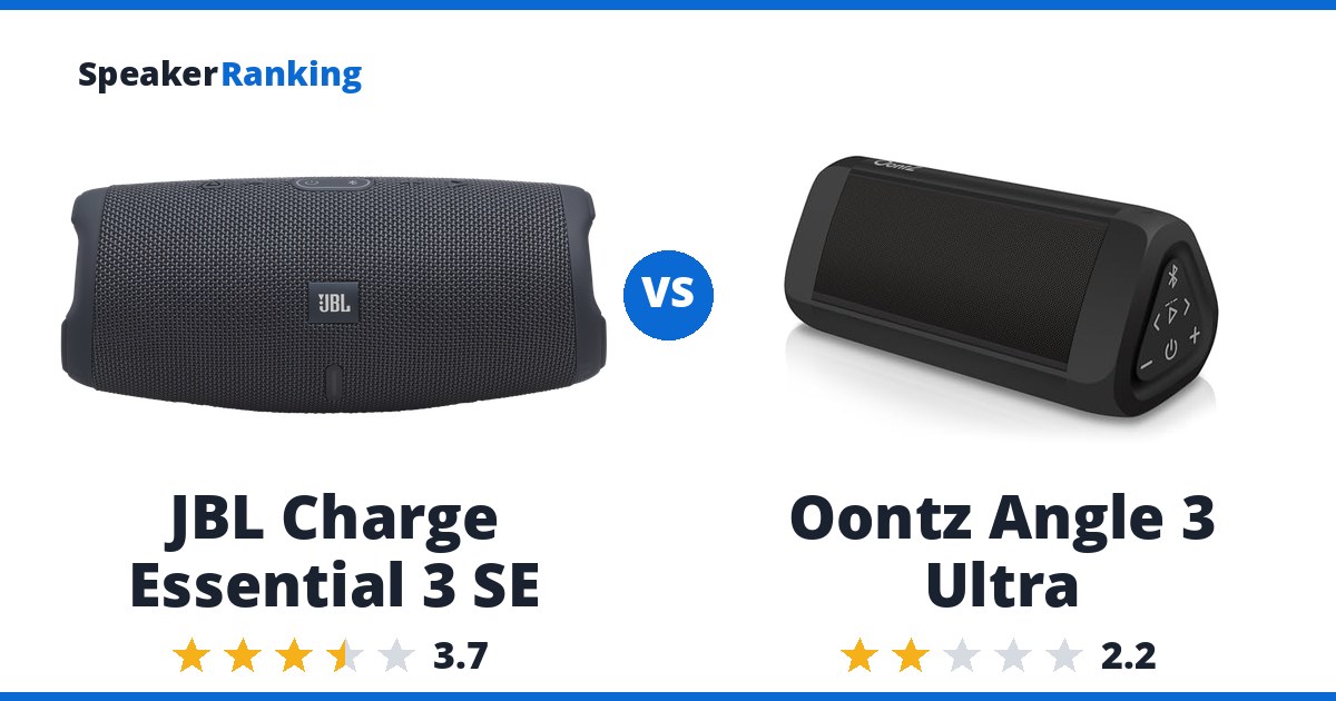JBL Charge Essential 3 SE vs Oontz Angle 3 Ultra