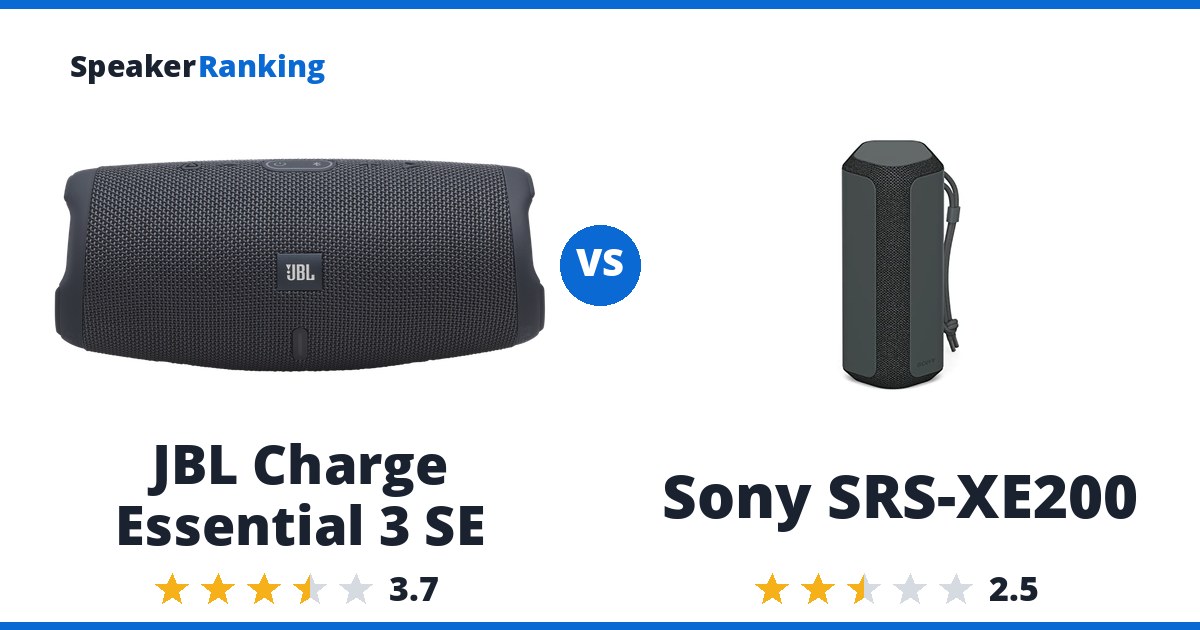 JBL Charge Essential 3 SE vs Sony SRS-XE200