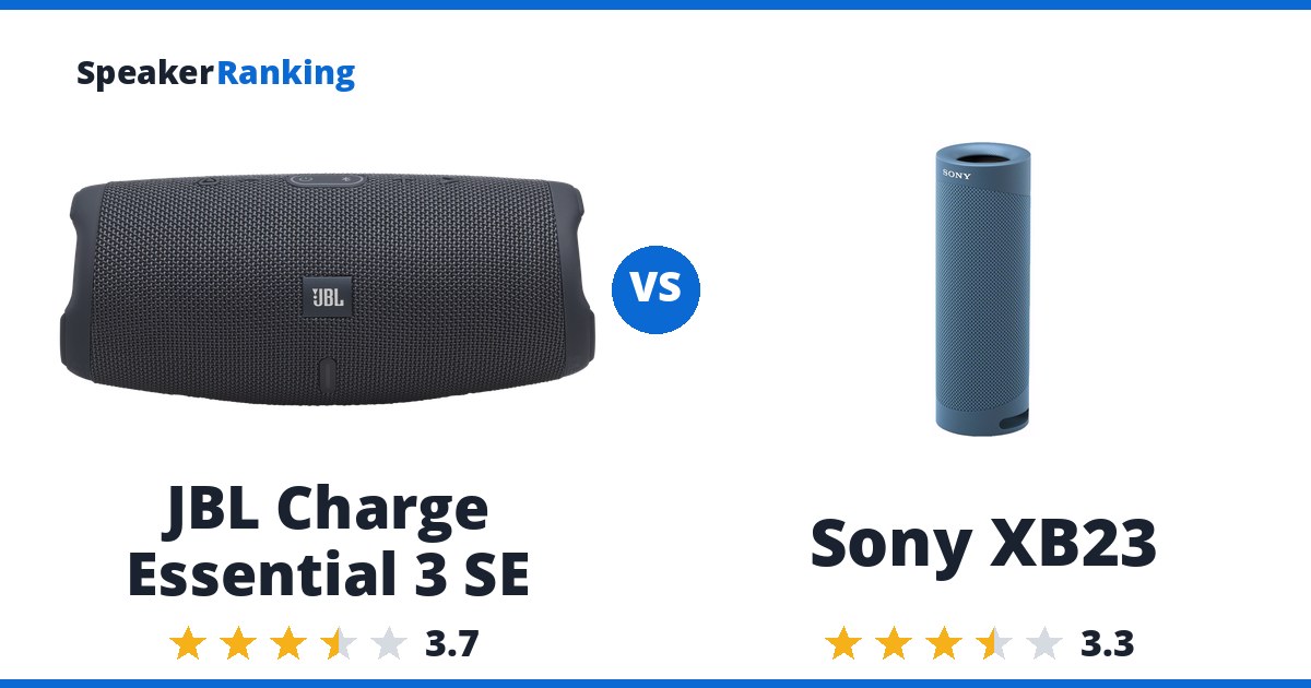 JBL Charge Essential 3 SE vs Sony XB23