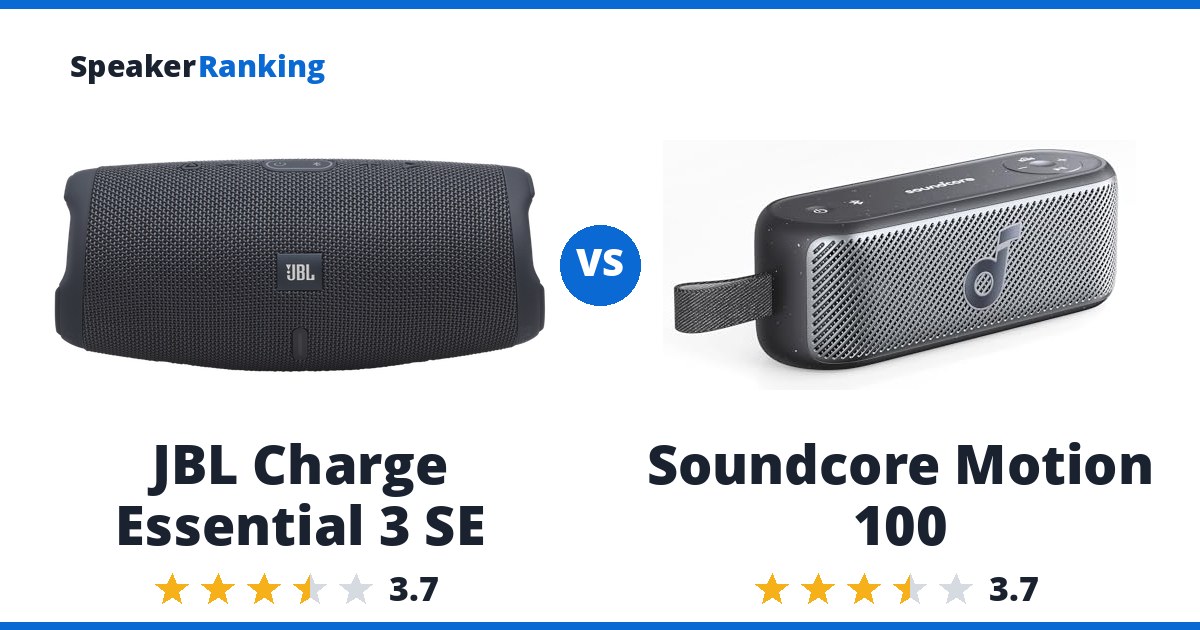 JBL Charge Essential 3 SE vs Soundcore Motion 100
