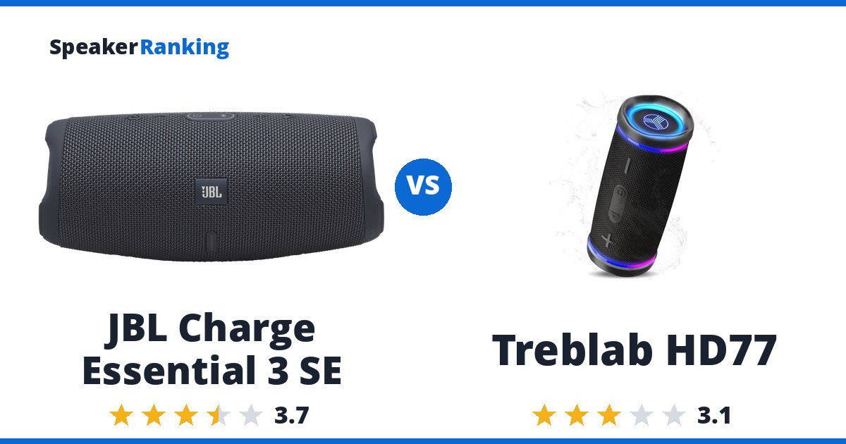 JBL Charge Essential 3 SE vs Treblab HD77