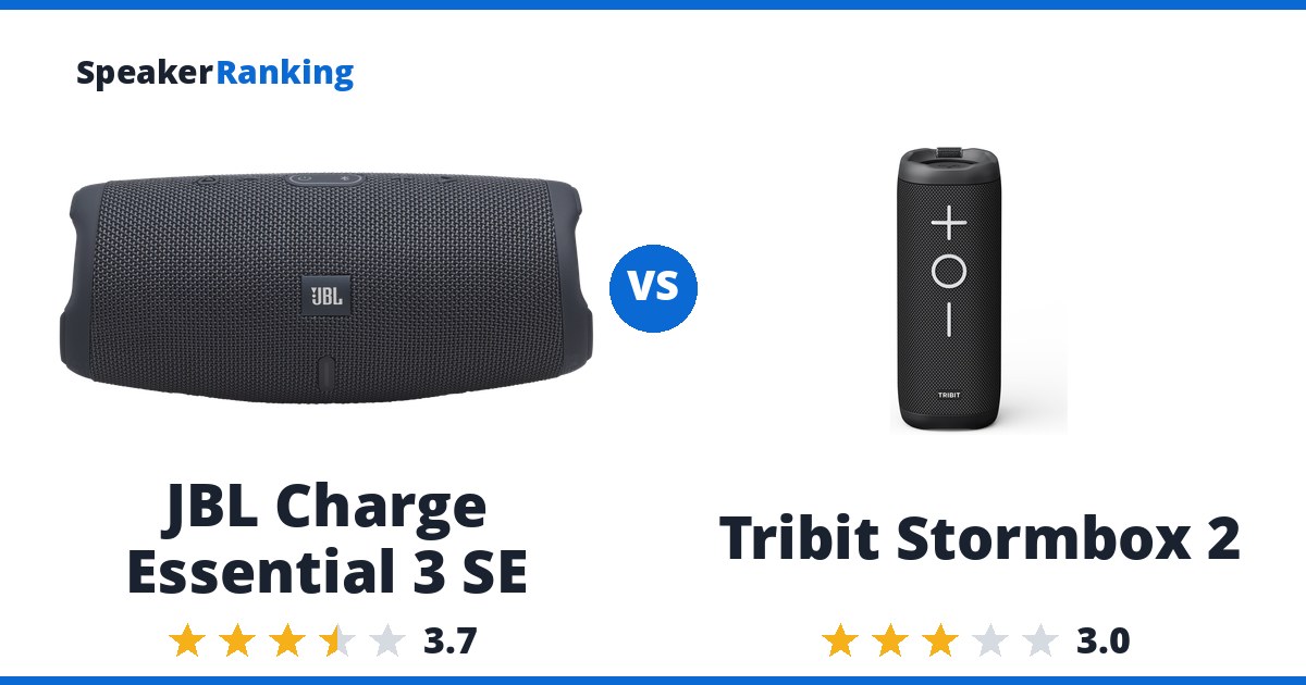 JBL Charge Essential 3 SE vs Tribit Stormbox 2