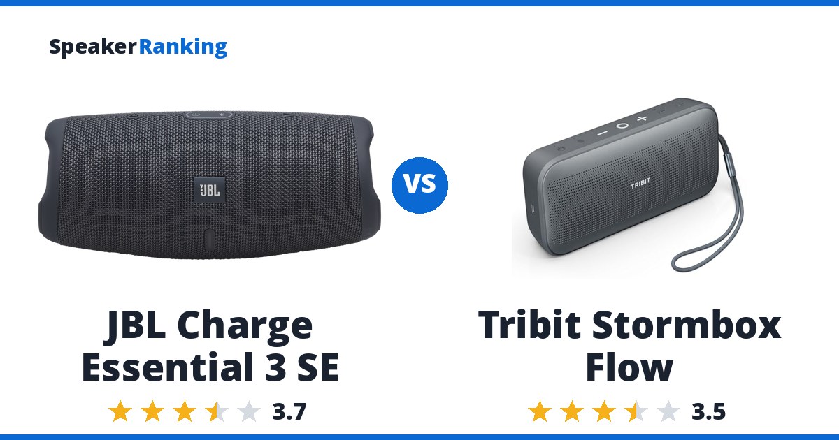 JBL Charge Essential 3 SE vs Tribit Stormbox Flow