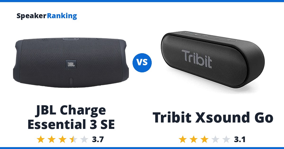 JBL Charge Essential 3 SE vs Tribit Xsound Go