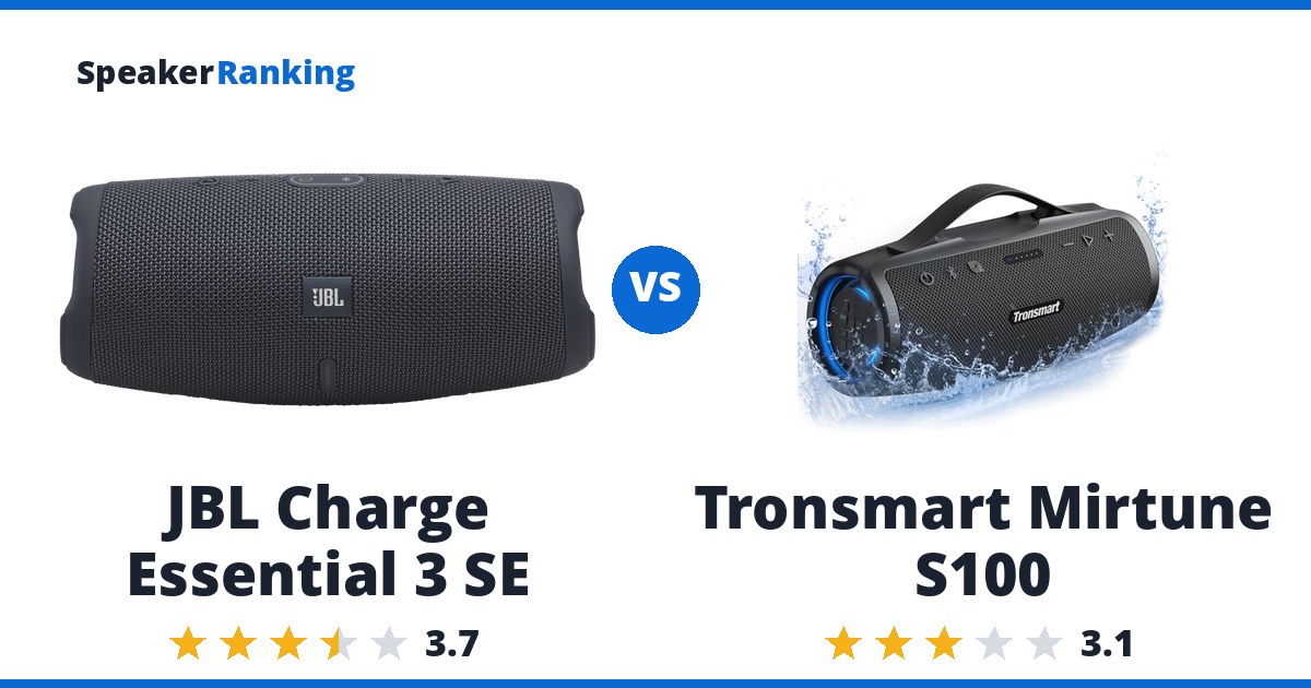 JBL Charge Essential 3 SE vs Tronsmart Mirtune S100