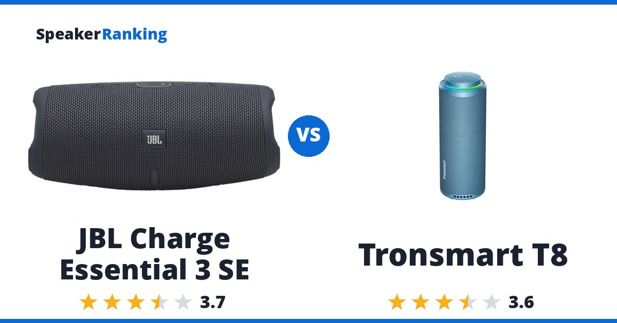 JBL Charge Essential 3 SE vs Tronsmart T8
