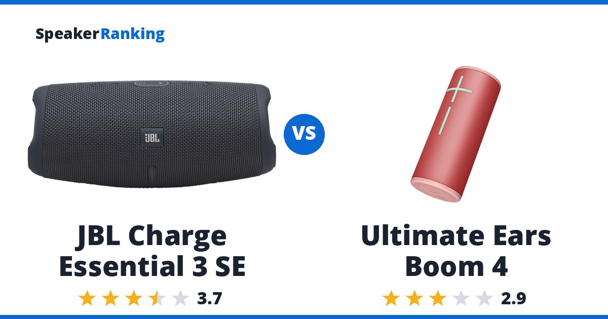 JBL Charge Essential 3 SE vs Ultimate Ears Boom 4