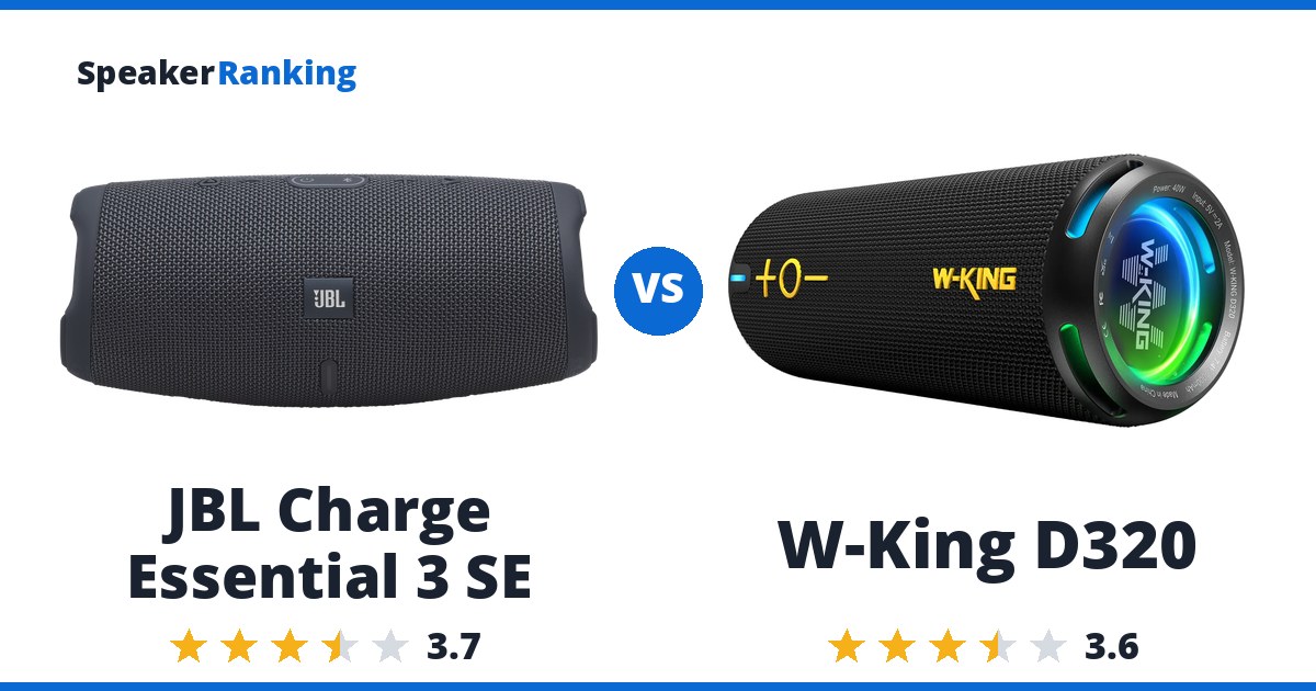 JBL Charge Essential 3 SE vs W-King D320