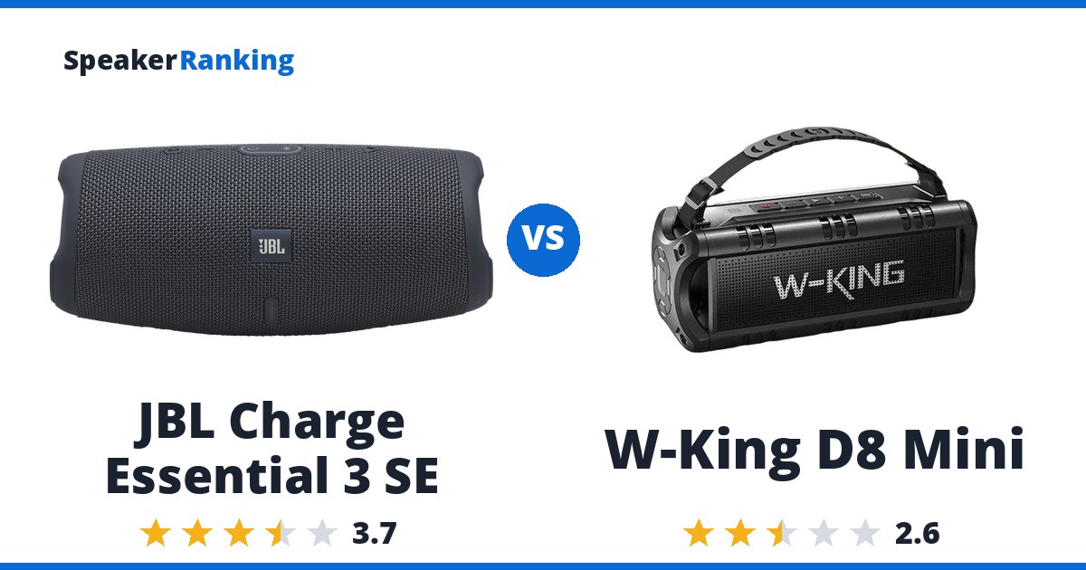 JBL Charge Essential 3 SE vs W-King D8 Mini