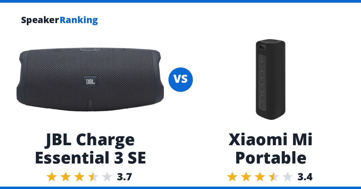 JBL Charge Essential 3 SE vs Xiaomi Mi Portable