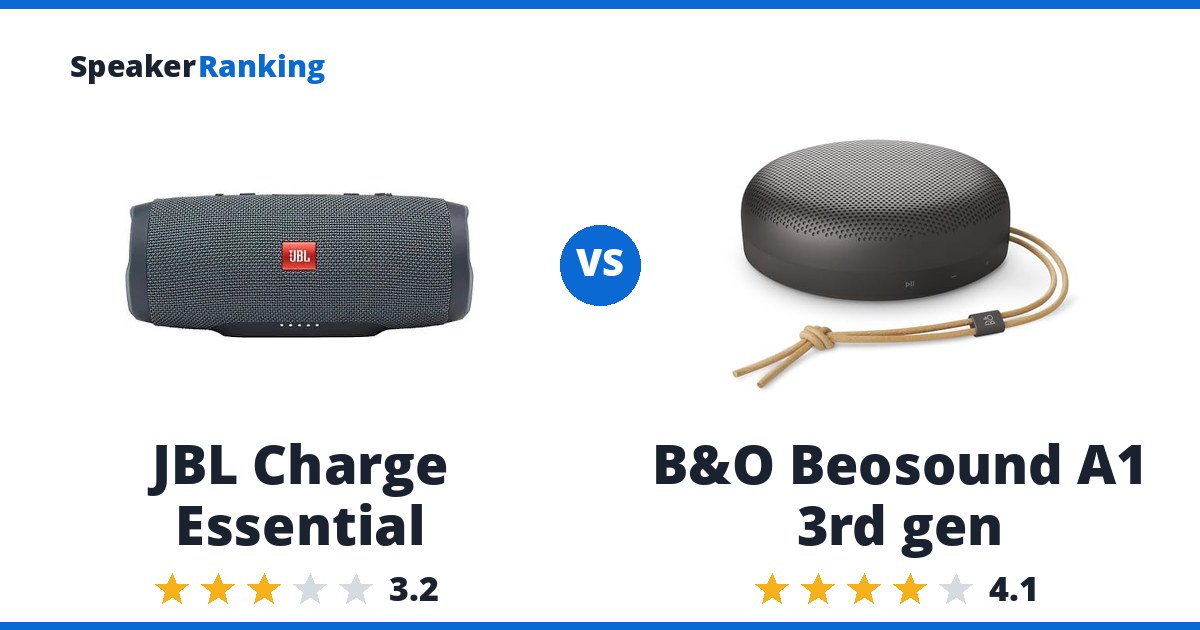 JBL Charge Essential vs B&O Beosound A1 3rd gen