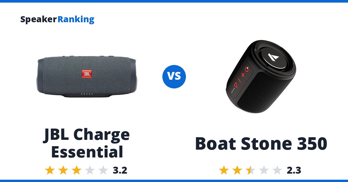 JBL Charge Essential vs Boat Stone 350