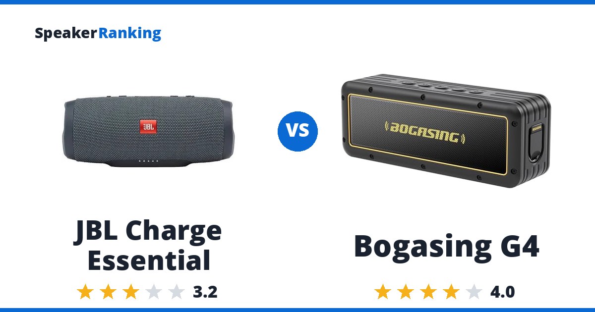 JBL Charge Essential vs Bogasing G4